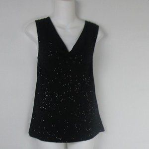 NWT ♥ Macys Black Glitter Top ♥